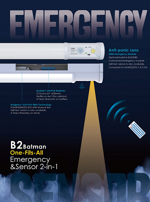 Innovative Notbeleuchtungslösung von Fanxstar: Bridgelux K24 2-in-1 intelligentes Notlicht-LED-Treiber-Netzteil